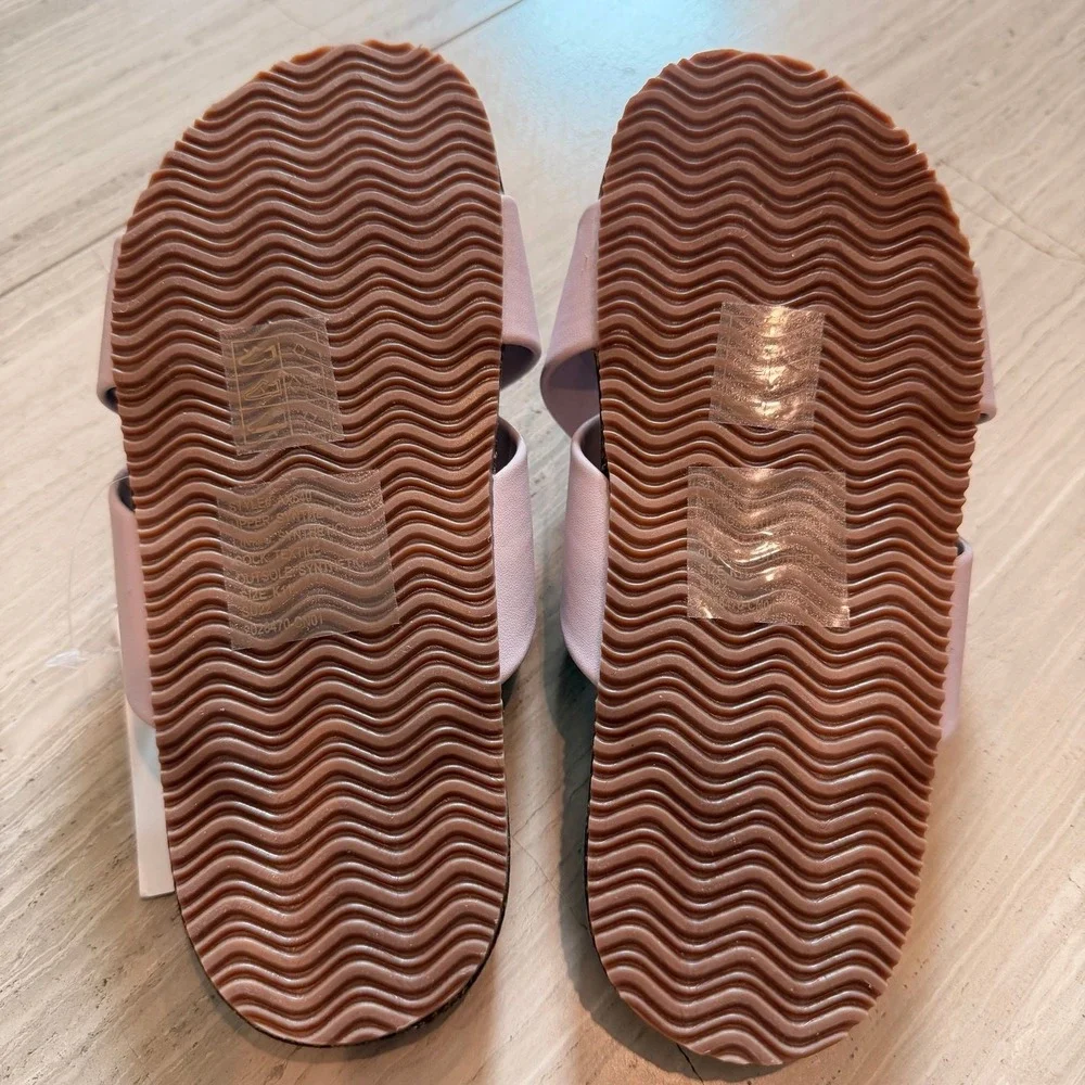 J.Crew Crewcuts Cross‎ Strap Comfy Slide Sandals Cork Trip Violet Dust AX540 K11